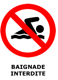 Baignade interdite
